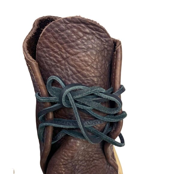 Global Village Traders‎ Handmade Brown Buffalo Hide Hi Top Moccasins main image 7